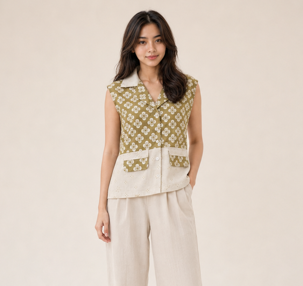 Melati Sleeveless Blouse