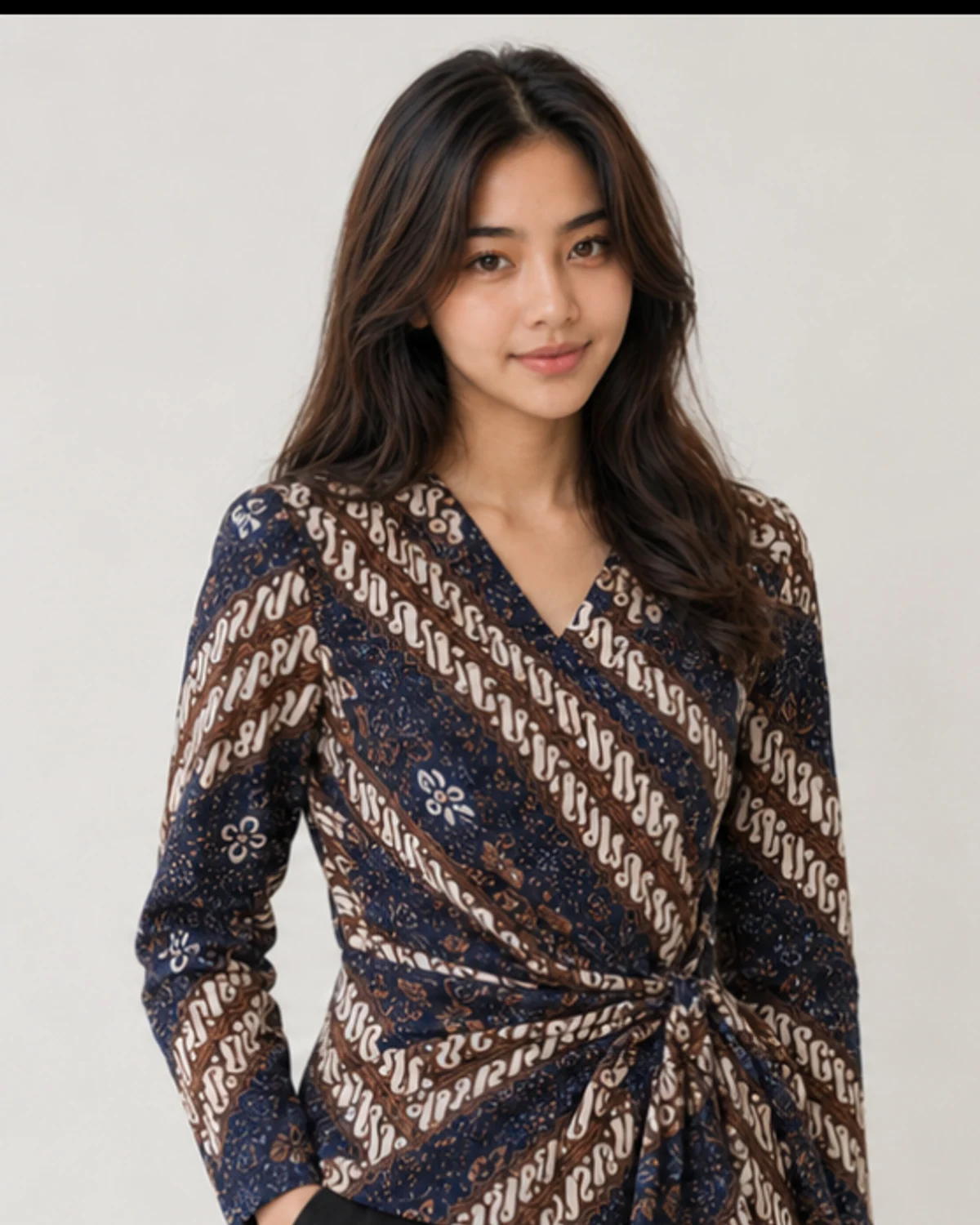 Parang Wrap Blouse