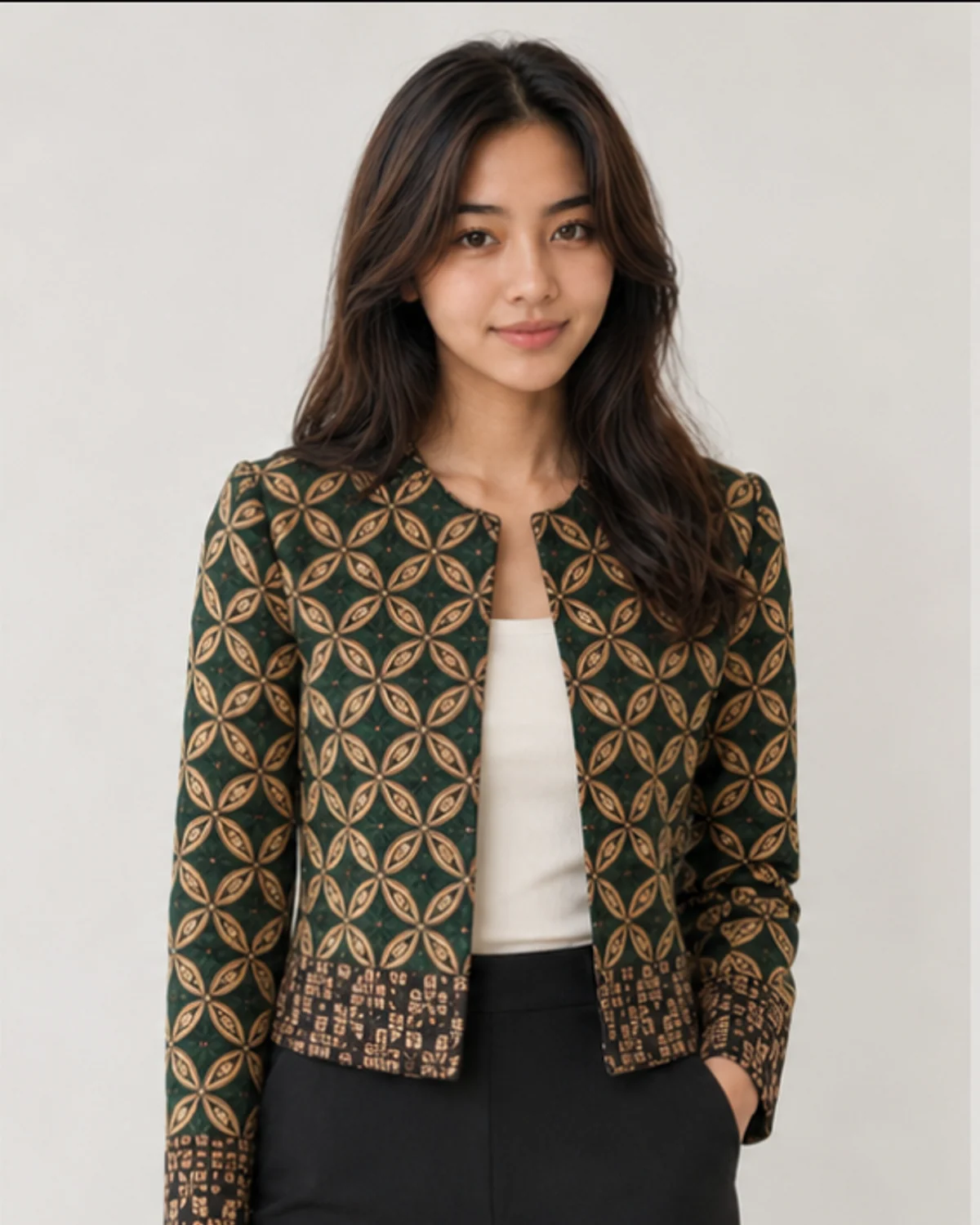Kawung Cropped Outer