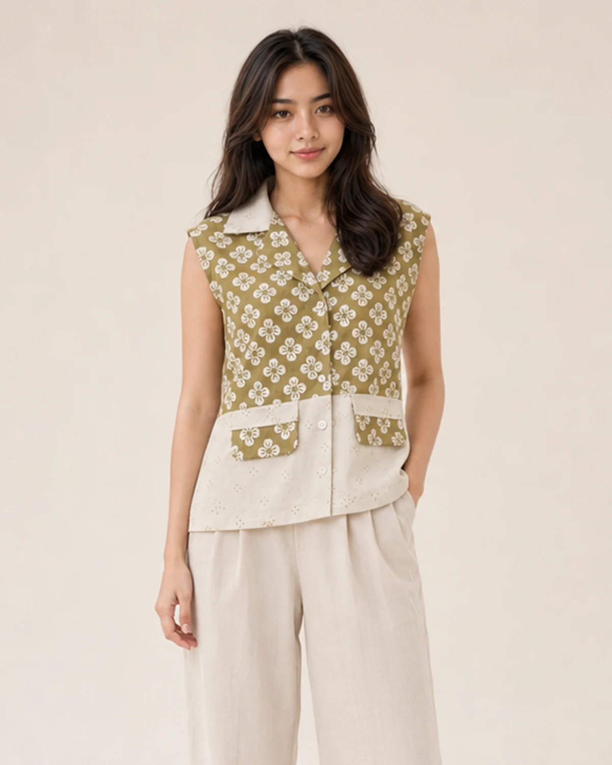 Melati Sleeveless Blouse